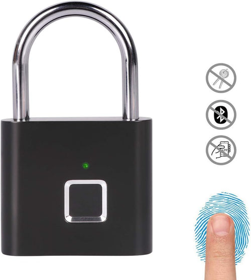 Fingerprint Padlock, One Touch Open Gym Lock